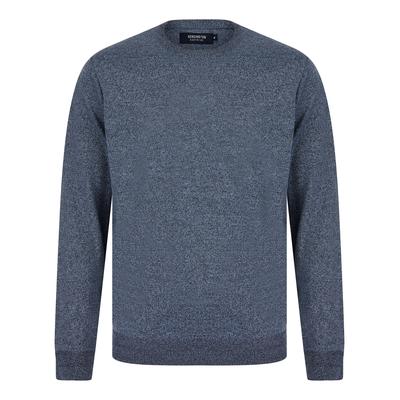 Jumpers Barney 2 Crew Neck Birdseye Pique Jumper in Grey - Kensington Eastside / XL - Tokyo Laundry