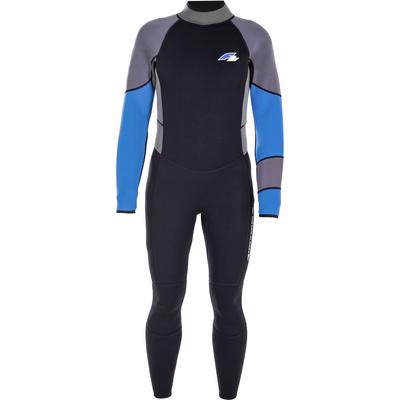 Neoprenanzug F2 "Neoprene Rebel Men" Sportanzüge Gr. M, blau (blau/grau/schwarz)