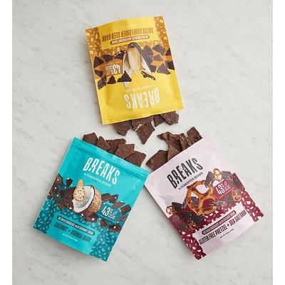 Breaks by Scharffen Berger™ Pick 3 Chocolate Bark, Family Item Food Gourmet Candy Confections Chocolate, Sweets by Harry & David