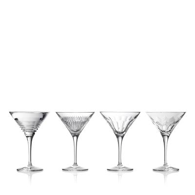 Waterford Mixology Martini 8floz, Mixed Set of 4