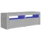 vidaXL TV-Schrank mit LED-Beleuchtung Betongrau 120x35x40 cm