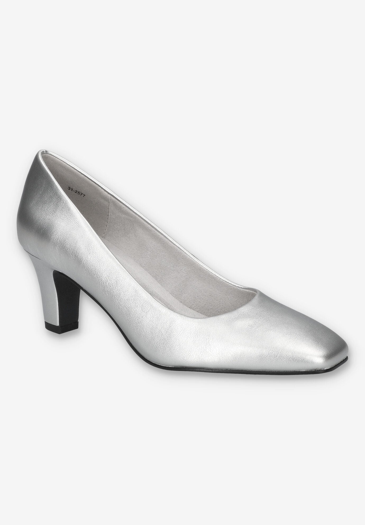 Women's Poet Pump by Easy Street in Silver (Size 7 M)