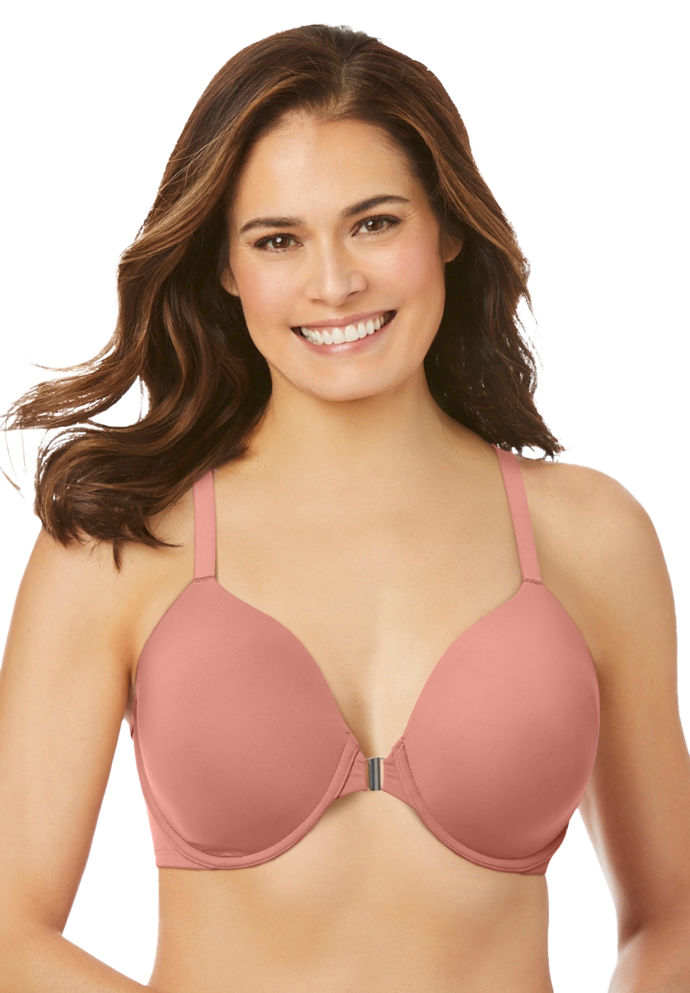 Plus Size Women's The Luna Bra by Leading Lady in Canyon Clay (Size 48 C)