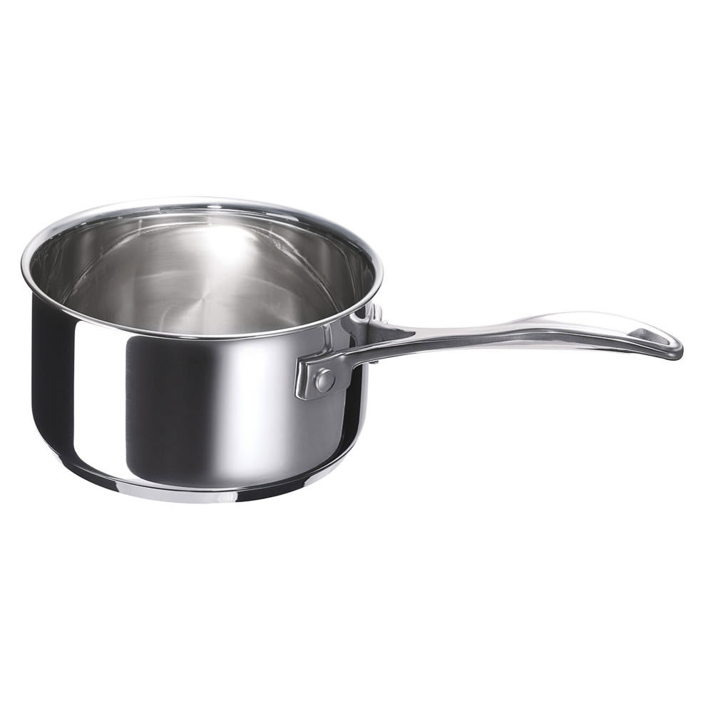 Casserole 20 cm en inox argent
