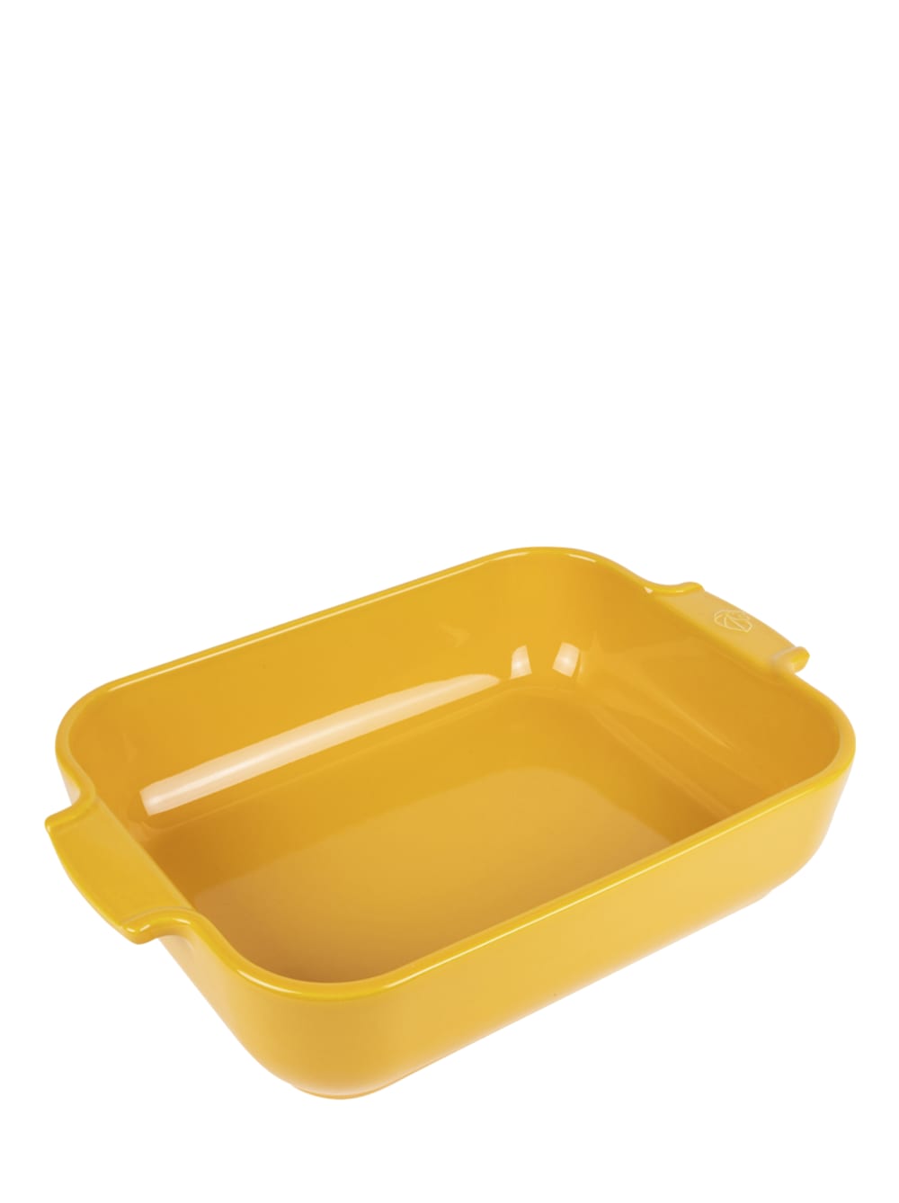 Appolia Plat four céramique rectangle jaune safran 40 cm - 15.75in