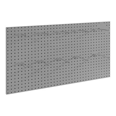 Durham Mfg 34 3/4" x 1" x 20 3/4" 20 Gauge Steel Pegboard with (10) 8" Hooks 915-95