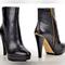 Michael Kors Shoes | - Michael Michael Kors Georgia Platform Black Leather Ankle Boot Size 8.5 | Color: Black | Size: 8.5