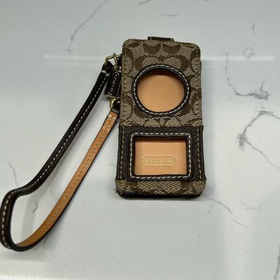 Coach Accessories | Coach. Ipod Case! Vintage! All Leather. Never Used!! 3.5/2 Inches. Very Nice! | Color: Brown/Tan | Size: Os