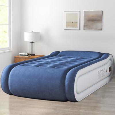 TEMU Yarsca Mattress With Integrated Pillow, Inflatable Bed With Pump, Carry Bag And Repair Tools For Home, Travel, And Camping - 79.92''l X 38.98''w X 16.93''h