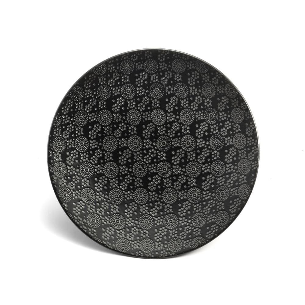 Piatto da dolce (x6) in arenaria nero