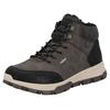 Winterboots RIEKER, Herren, Gr. 41, braun (braun, kombiniert), Textil, Synthetik, sportlich, Schuhe, mit komfortabler SoftFoam-Innensohle, Freizeitschuh, Schnürschuh