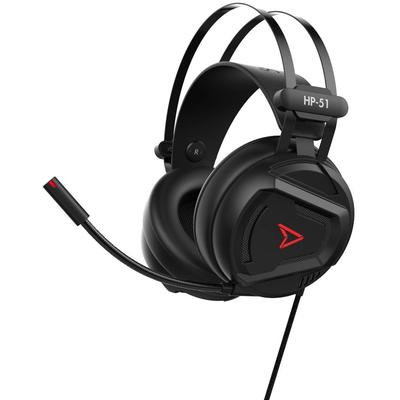 STEELPLAY Gaming-Headset "HP51" Kopfhörer schwarz (schwarz/rot)