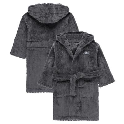 Millwall Fleece-Bademantel mit Kapuze – Dark Shadow Grey – Jungen Image