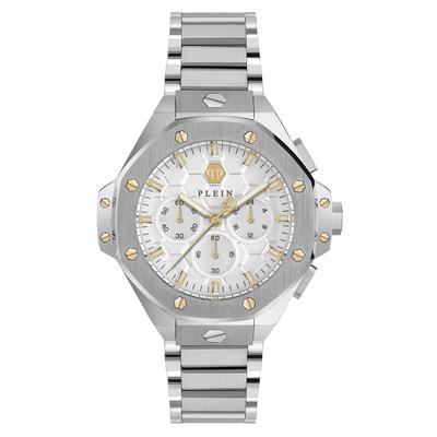 Philipp Plein Plein Chrono Royal Silber Unisex Armbanduhr PWPSA0224