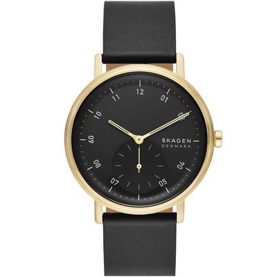 Skagen Kuppel Schwarz Herren Armbanduhr SKW6896