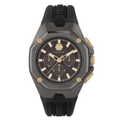 Philipp Plein Octagon Schwarz Herren Armbanduhr PWTBA0323