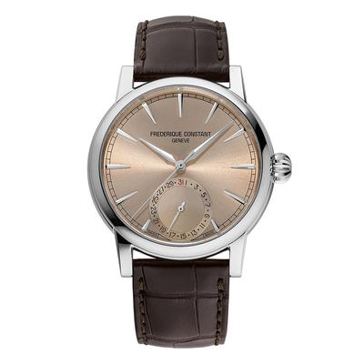 Frédérique Constant Manufacture Classic Date Braun Herren Armbanduhr FC-706SAL3H6