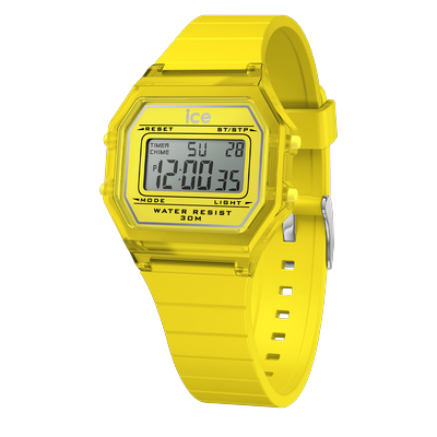 Ice Watch Ice Digit Retro - Elektrisches Gelb - Durchsichtige Kinderuhr Gelb 022891 Image