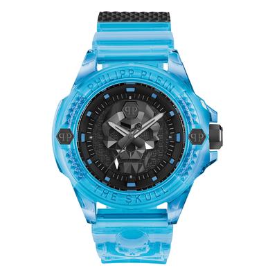 Philipp Plein The $kull Scuba Duba Edition Blau Herren Armbanduhr PWWAA0724