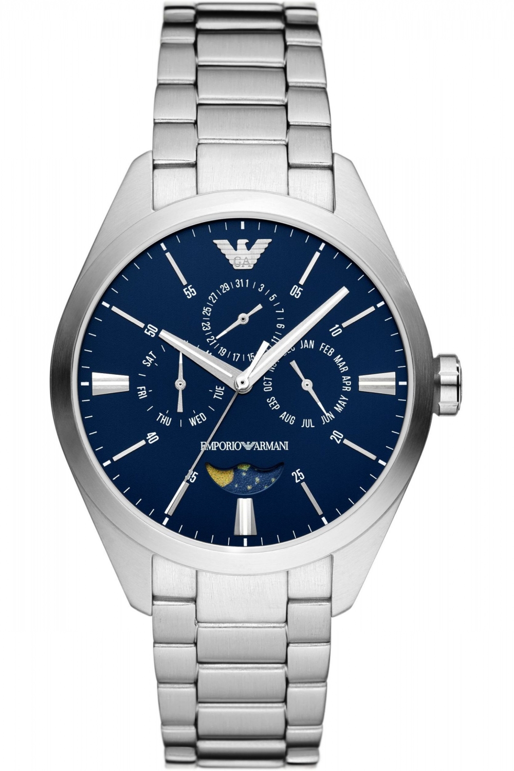 Emporio Armani Claudio Silber Herren Armbanduhr AR11553 Image