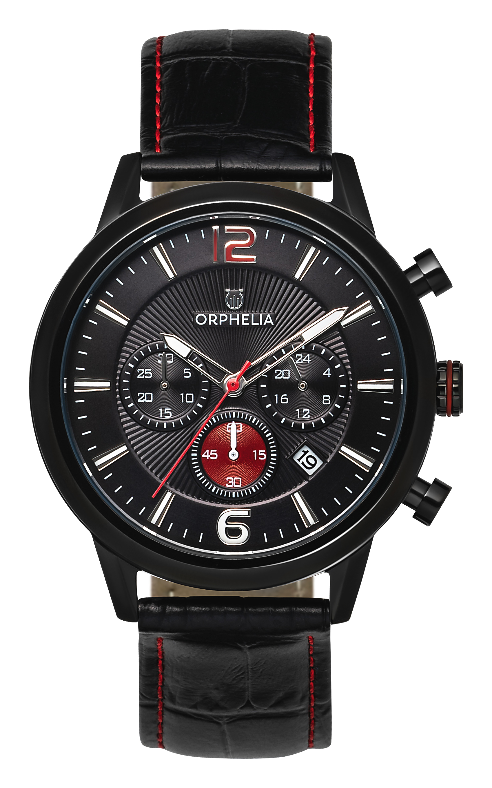 Orphelia Tempo-limitededition schwarze Herrenuhr OR81803 Image
