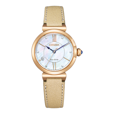 Citizen L May Bells Beige Damen Armbanduhr EM1073-18D