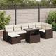 Vidaxl - Set Divani da Giardino 8 pz con Cuscini Marrone in Polyrattan