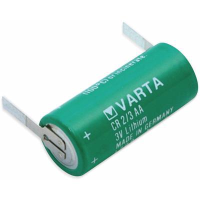 Varta - Lithium-Batterie cr 2/3AA, mit Lötfahnen, 3 v-, 1350 mAh