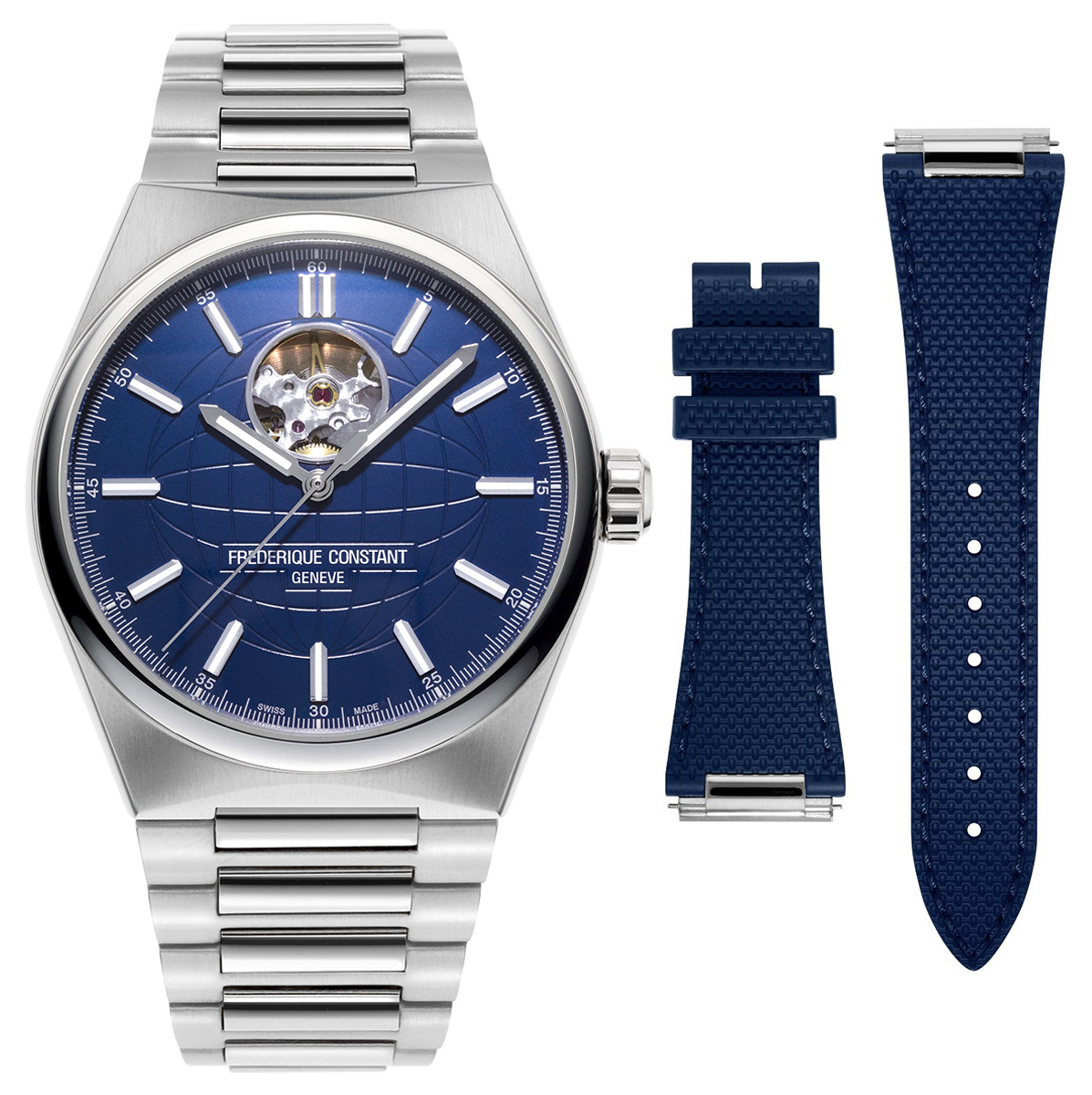 Frédérique Constant Highlife Heart Beat Herren Silberuhr FC-310N4NH6B Image