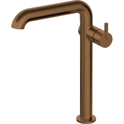 Neuesbad Serie 600 Waschtischarmatur, erhöht, gerader Auslauf, ohne Ablaufgarnitur, bronze gebürstet NB1BQS_C24K1 Image