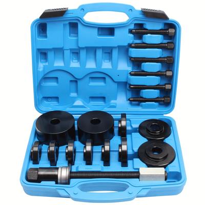 TEMU 19pcs Universal Wheel Bearing Wheel Puller Wheel Bearing Tool Disassembly Tool Set Image