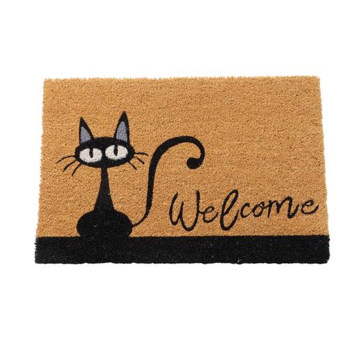 Boltze Fußmatte Welcome 60x40x1,5cm Katze