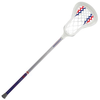 Warrior Evo Warp Mini Complete Lacrosse Stick Red/White/Blue