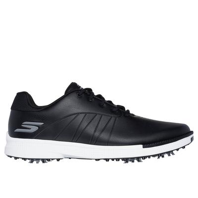 Skechers Men's GO GOLF Tempo Shoes | Size 13.0 | Black/White | Synthetic/Textile