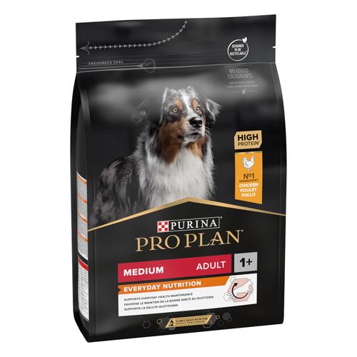 3kg PURINA PRO PLAN Medium Adult Everyday Nutrition Hundefutter trocken