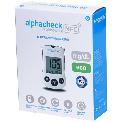 Alphacheck professional Blutzuckerm.mg/dl eco 1 St Gerät Image