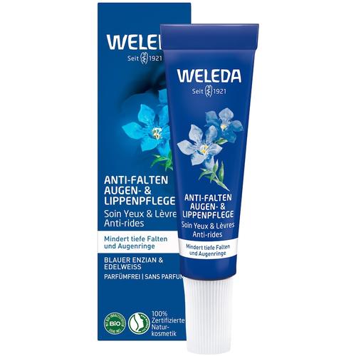 Weleda - Anti-Falten Augen- und Lippenpflege Blauer Enzian & Edelweiss Augencreme 10 ml