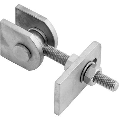 Anschweißtorband verstellbar Band Länge 109,5 mm M24 Edelstahl V2A - Croso Image