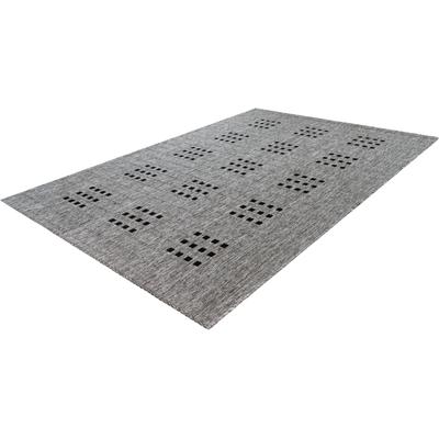 Teppich CALO-DELUXE "Perugia 1050" Gr. 3, silber (silberfarben), B:120cm H:7mm L:170cm, Kunstfaser, Teppiche, In- und Outdoor geeignet, Wohnzimmer Image