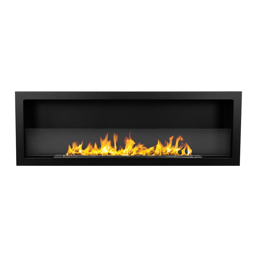 Divina Fire Eingebauter Bioethanol-Wandkamin Biokamin 120x40 FURORE 120 Image