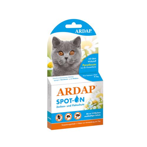 3x0,8ml ARDAP Spot-On für Katzen über 4 kg