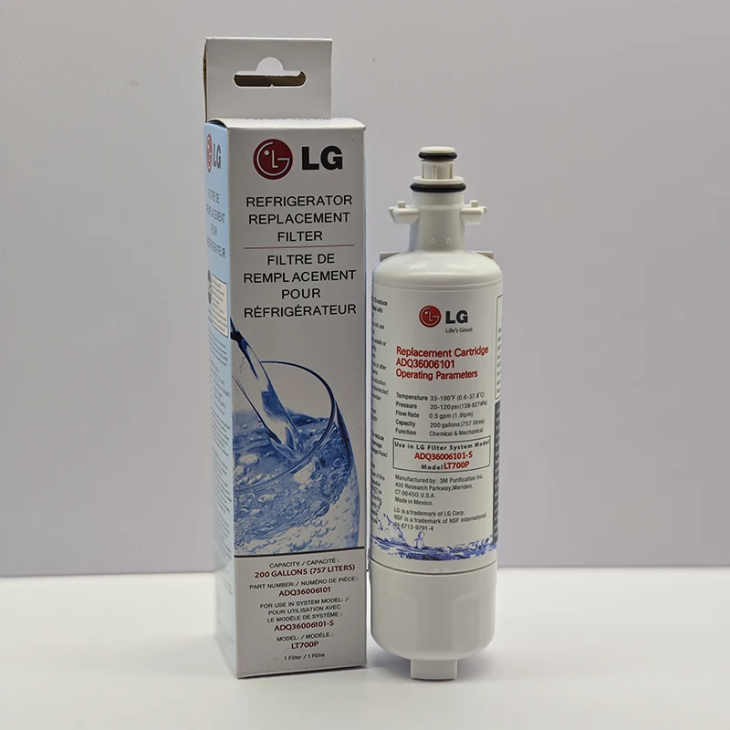 1–5 Stück Kühlschrank-Wasserfilter, Ersatzfilter für LG LT700P, kompatibel mit ADQ 36006101 LFX28968ST LFXS30766S Kenmore Image