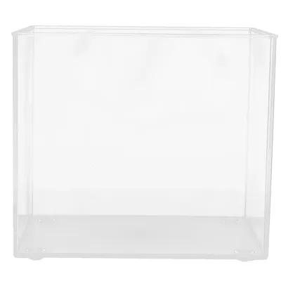 M Größe Mini Aquarium Transparent Aquarium Desktop Platz Betta Schüssel Fisch Schüssel Kleine Image