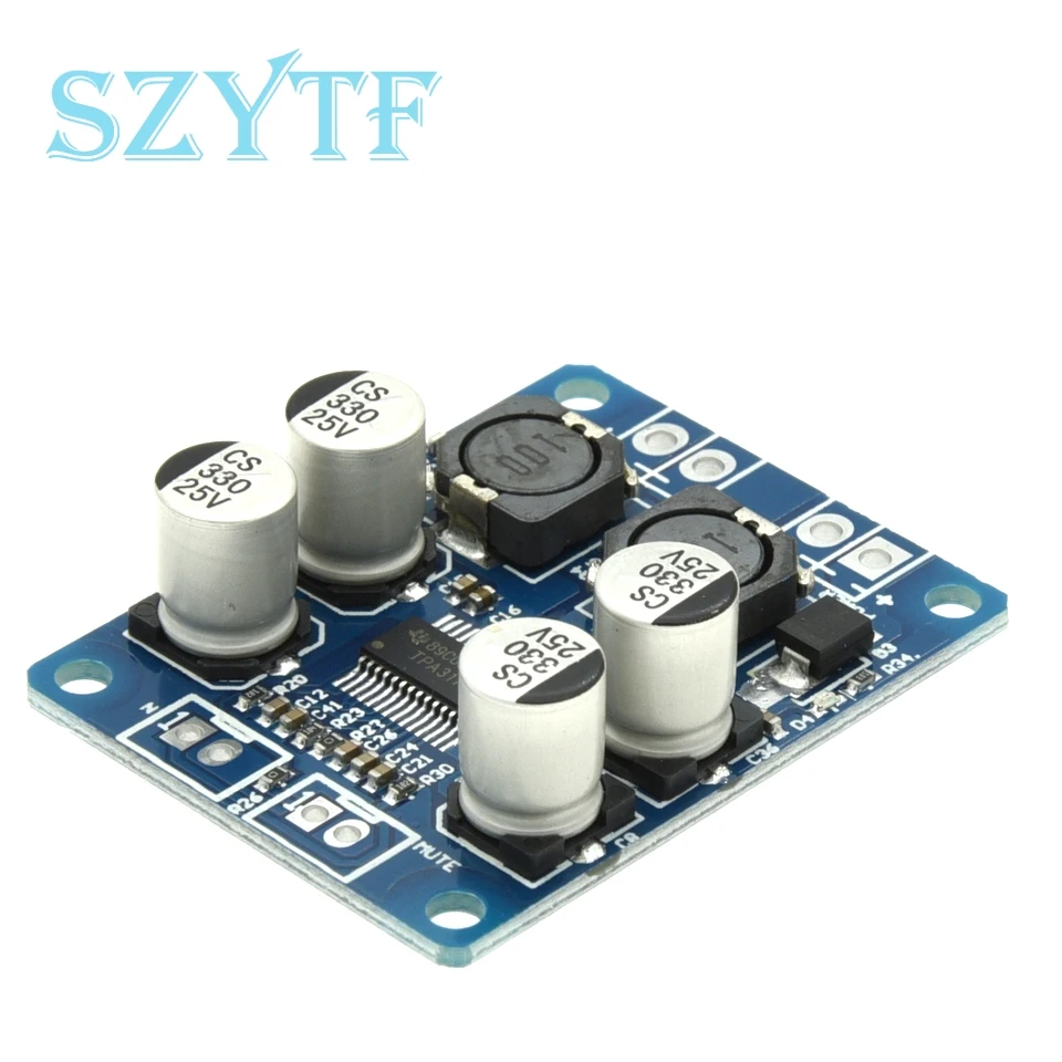 DC 8V-24V TPA3118 60W Mono Digital Audio Power Amplifier Board Amp Modul für Arduino Image
