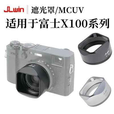 Metall Gegenlichtblende Abdeckung Schutz + MC UV Objektiv Filter Für Fujifilm FinePix X100VI X100V X70 X100 X100S X100F X100T Kamera Objektiv