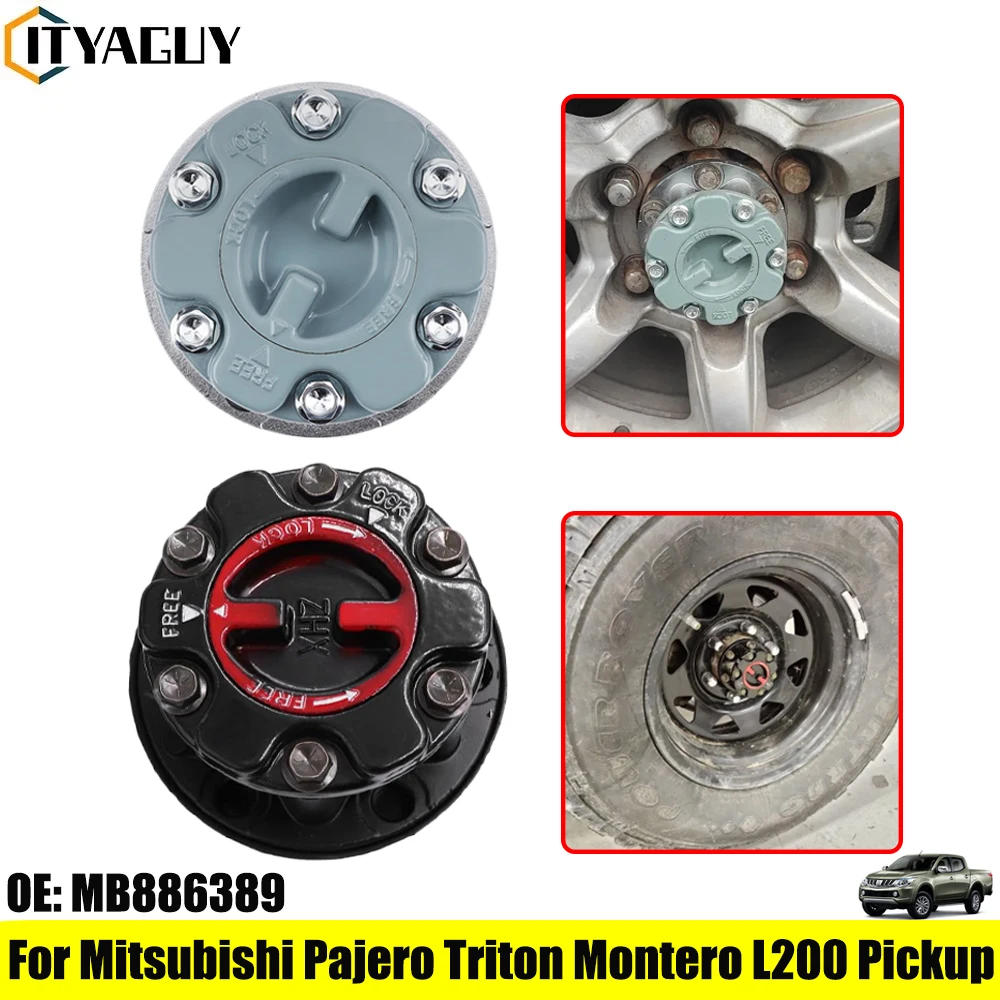 MB886389 28 Zähne 4WD Allradantrieb Manuel Freilauf-Verriegelungsnabe für Mitsubishi Pajero Triton L200 Challenger Montero Pickup Image
