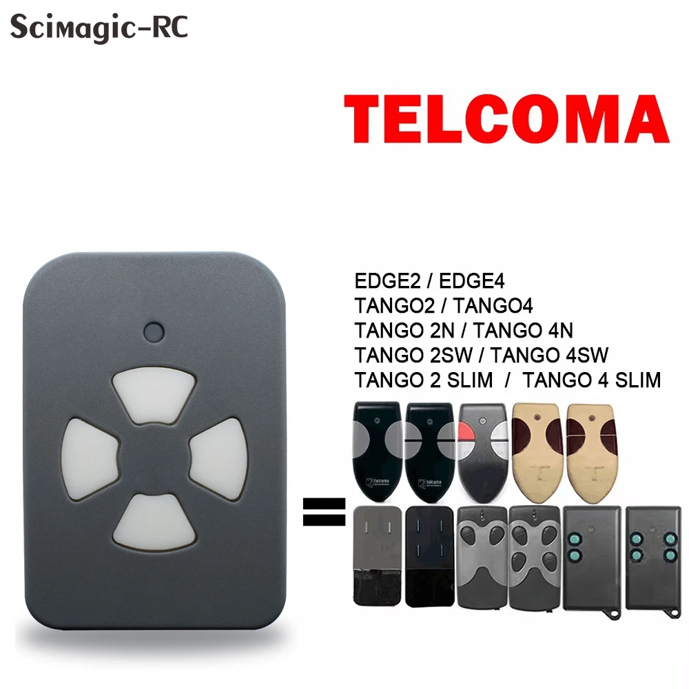 Garagentor Fernbedienung Telcoma Gate 433,92 MHz fester Code Edge2 Edge4 Tango2 Tango4 Tango 2n 4n 2sw 4sw 2 Slim 4 Slim Opener Image