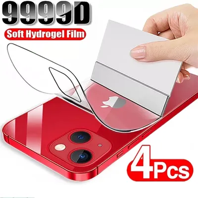 4PCS Hydrogel Film Für iPhone 11 12 13 14 15 16 Pro Max Screen Protectors Für iPhone 14 15 16 Plus 11 12 13 Zurück Film Nicht Glas