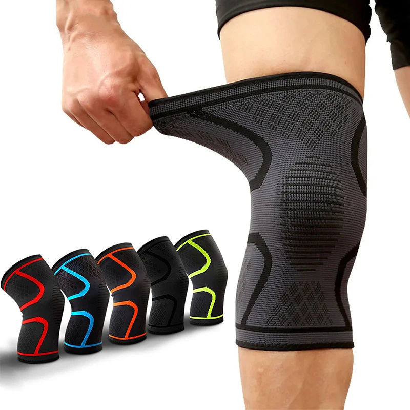 1PC Knie Pads Kompression Knie Pad Knie Hosenträger Für Arthritis Joint Unterstützung Sport Sicherheit Volleyball Gym Sport Brace Protector Image