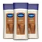 Vaseline Intensive Care Cocoa Radiant für strahlende Haut, Körpergelöl mit 100 % reinen Kakaobutter, regenerierende Körperöle
